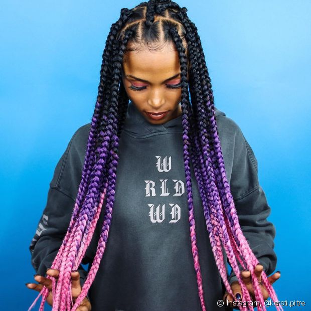 Box braids with thin ends, how to do it? Tips for achieving the look in ...